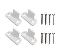 PRETYZOOM 2 Sets Barn Door Floor Guides Sliding Door Guide Roller White Pom Quiet Close Allow Free Opening and Closing Installed on The Floor