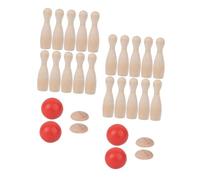 PRETYZOOM 2 Sets Bowling Kit Indoor Outdoor Play Tabletop Bowling Game for Motor Skills Development and Social Interaction Fun