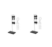PRETYZOOM 2 Sets Mounted Pulley Blocks with Stable Base for Physics Teaching Mechanical Pulley System Kit Ropes and Support Frame Middle School Science Equipment and Force Analysis