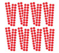 PRETYZOOM 2 Sets Target Paster round Self-adhesive Paper 2cm Red for Indoor and Outdoor Ranges Sports Shooters and Hunters