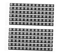 PRETYZOOM 2 Sheets 6mm round High Reflective Scanning Dots, Optical Tracking Markers for Precision Calibration, Pet Reflective Film, for Optical Surveying