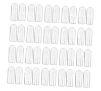 PRETYZOOM 20 Pairs Silicone Nose Pads for Glasses Soft Non-slip Push-in Eyeglass Nose Pad Replacement for Frames Sunglasses Secure Fit Anti-slip Cushions