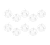 PRETYZOOM 20 Pcs Safety Socket Covers Uk Electric Outlet Protective round Abs Plug Socket Covers Childproof without Burr for Home and School Use