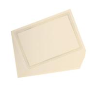 PRETYZOOM 20 Sheets Graduation Diploma Paper with Elegant Gold Foil Borders Smudge Resistant Decorative Blank Certificates Paper for Academic Achievement Certificates and Graduation Fit