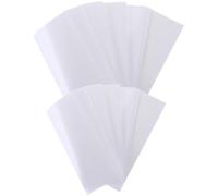 PRETYZOOM 200pcs Disposable Non-woven Wax Strips for Hair Removal, White Waxing Strips for Face and Body, Do Not Tear or Separate, for Smooth Skin Waxing at Home