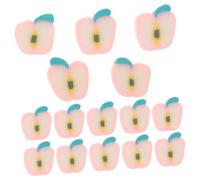 PRETYZOOM 200pcs Polymer Clay Fruit Beads Apple Spacer Beads for Jewelry Making DIY Bracelet Necklace Accessories Seasonal Craft Supplies for Back to School and Halloween