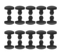 PRETYZOOM 200pcs Rubber Hole Plugs round Snap-in Locking Panel Hole Caps for Furniture and Electrical Panel Use, Protective Surface Watertight Seal, for Furniture Maintenance and Large Scale