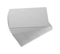 PRETYZOOM 200pcs Silver Polished Aluminum Laser Engraving Cards 86x54x0.21mm Multipurpose DIY Metal Blanks for Office Name Plates, VIP Business Cards, and Craft Projects