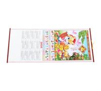 PRETYZOOM 2026 Year of The Horse Wall Calendar Planner with Traditional Chinese Rattan Scroll Design, Paper Material, Wall Hanging Feature, Suitable for Office and Home Decor, Celebrating