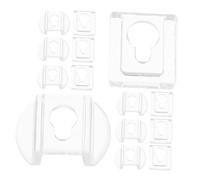PRETYZOOM 20pcs Acrylic Picture Frame Hooks Wall Mounting Clips with Strong Adhesive Bond No Drilling Required Sleek Modern Minimalist Design for Bedrooms and Living Rooms