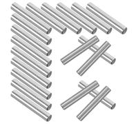 PRETYZOOM 20pcs Copper Pinch Roller Replacement for Radio Tape Cassette Machine Repair, Lightweight Silver Rollers Suitable for Car Recorders and Tape Maintenance