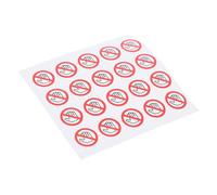 PRETYZOOM 20pcs Do Not Touch Sign Sticker Highly Visible Design and Standardized Safety Symbols Pvc Self-adhesive Safety Label for Laboratories and Outdoor Use Compliant International