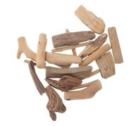 PRETYZOOM 20pcs Driftwood Natural Wood Blocks Smooth Delicate Surface Versatile Use River Driftwood Artistic Appeal and Unique Natural Charm 3-20cm for Garden Displays and Aquarium