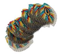 PRETYZOOM 20pcs Peacock Embroidery Patches Sew Iron for Clothing DIY Fashion Accessories Detailed Peacock Appliques for Costumes Stage and Festive Decoration