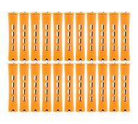 PRETYZOOM 20Pcs Plastic Hair Rollers with Caps for Styling American Style Curls Curlers for Firm Hold Suitable for Half-dry Hair for Sharing with Family and Friends