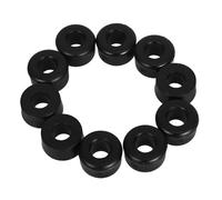 PRETYZOOM 20pcs PVC Shockproof Bushings for Roller Skate Cushions and Skateboard Shockproof Protection Kits, Black Shock Absorber Pads, Replacement Roller Skate Accessories for Wheel