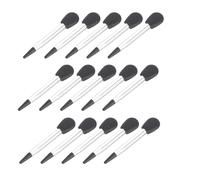 PRETYZOOM 20pcs Silicone Lipstick Brush Microphone Shaped Makeup Brush Non-skid Handle Plump and Even Lip Color Suitable for Liquid Cosmetics Facial Makeup Daily Use