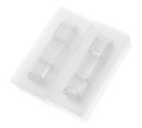 PRETYZOOM 20pcs Wall Adhesive Hooks Shower Adhesive Strips Wall Mount Hooks PVC Material Reusable Strong Hold Simple Structure Design for Home Storage and Organization