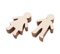 PRETYZOOM 20pcs Wooden Craft Slices DIY Unfinished Wood Ornaments for Boys and Coloring Crafts Kit for Home Decor and Creative Art Projects