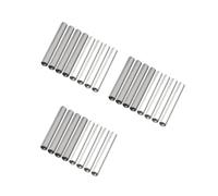 PRETYZOOM 24 pcs Iron and Aluminum Rods for Square Electrolyzer Accurate Water Quality Testing Anode Replacement Parts Compact Lightweight Electromagnet Core for Hot Water Heater and