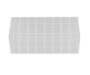 PRETYZOOM 24 Slots Lip Gloss Holder Lipstick Storage Organizer Acrylic Space Saving Makeup Organizer for Bathroom Counter Vanity, Organizing Makeup Supplies for Female Friends