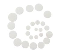 PRETYZOOM 24pcs Sheepskin Bassoon Pads User-friendly Design and Anti-vibration Features, White Bassoon Cushions for Repair and Maintenance of Wind Instruments Random Color