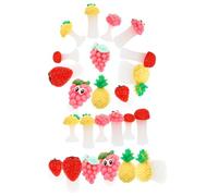 PRETYZOOM 24pcs Silicone Toe Separators and Pedicure Toe Dividers for Nail Art and Pedicure Care Comfortable Foot Spa Tool for Correcting and Pressure Relief