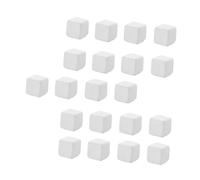 PRETYZOOM 24pcs Tortoise Grinding Cube Reptile Grinding Block Calcium Mineral Block, White, Contains Rich Trace Elements, for Fish Tank and Reptiles