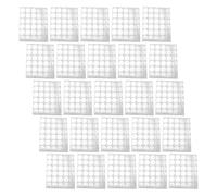 PRETYZOOM 25sheets Eyelash Extension Adhesive Pallet Pads for Makeup Artists round Lash Glue Sticker Liners Suitable for Salon Use and Eyelash Grafting