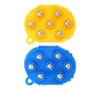PRETYZOOM 2pcs 2pcs 360-degree Roller Ball Glove Massager for Body and Neck with 7 Rolling Balls, Manual Lymphatic Massage Tool Featuring Precise Meridian Point Stimulation, PVC and Steel