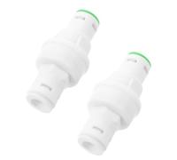 PRETYZOOM 2pcs 3/8" Quick Connect Water Pressure Regulator Valve for Reverse Osmosis Purifier Home Water Purifier Connector with Relief Reducing Function Accessory