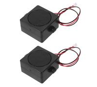 PRETYZOOM 2Pcs 5W 4Ohm Full-Range Mini Loudspeakers with Single Cavity, Woofer Sound Speaker Enclosures for Advertising Display and Electronic Sound Modules