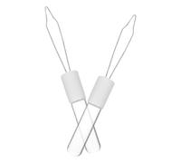 PRETYZOOM 2pcs Acrylic Button Assist Device and Zipper Puller for Seniors and Disabled, Portable Button Helper Tool with Versatile Design to Dressing Efficiency for Clothing Fasteners