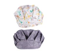 PRETYZOOM 2pcs African Print Scrub Hats Chef Cap Operating Room Doctor Cap Tie Dye Scrub Hat Working Operating Room s Universal Berets