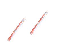 PRETYZOOM 2pcs Animal Themed Boys and Girls Growth Chart Height Measure Canvas Wall Hanging Nursery Playroom Decor
