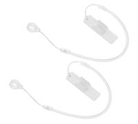 PRETYZOOM 2pcs Anti-lost Stylus Pen Lanyard with Clip, 25cm Spring Rope Leash for Tablet and Touchscreen Writing, Pen Holder for Office and School Use