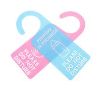PRETYZOOM 2pcs Breastfeeding Door Knob Signs Nursing Privacy Reminder Hangers for Nursery Workplace Do Not Disturb Pumping in Progress Avoid Disturbance Door Hanger Tags
