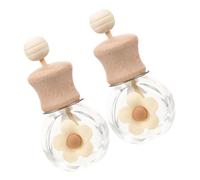 PRETYZOOM 2pcs Car Aromatherapy Diffuser Essential Oil Bottle Car Air Vent Fragrance Perfume Empty Diffuser Bottle Aromatherapy Accessories