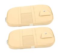PRETYZOOM 2pcs Car Visor Storage Pockets Sun Visor Organizer for Documents Cards Sunglasses Holder Auto Interior Pouch for Drivers License Car Insurance and Registration