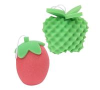 PRETYZOOM 2pcs Cartoon Bath Scrubber Sponges Exfoliating Sponge Animal Shapes for Gentle Body Cleaning and Bath Time Fun
