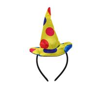 PRETYZOOM 2pcs Clown Headband Hats Hairbands for Adults Festive Party Accessories for Halloween Carnival Mardi Gras Unique Easy-wear Costume Props to Enhance Celebration Vibes
