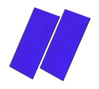 PRETYZOOM 2pcs Cobalt Glass Sheets Heat Resistant Flame Color Reaction Replacement for Chemistry Lab Experiments Compatible with Standard Science Experiment Supplies