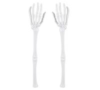 PRETYZOOM 2pcs Creative Claw Salad Tongs Simulation Skeleton Salad Tongs Plastic Salad Spoons Creative Salad Spoon Kitchen Tableware Supplies