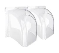 PRETYZOOM 2pcs Doorbell Rain Cover Access Control Rain Cover PC Material Protective Design Simple Installation Suitable for Exposure to The Sun and Humidity