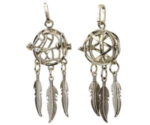 PRETYZOOM 2pcs Dreamcatcher Pendant Aroma Pills Balls Openable Necklace Charm Jewelry Accessories Creative Elegant Alloy Ball and Wife Bracelet DIY Earrings