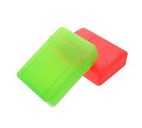PRETYZOOM 2pcs External Hard Drive Enclosure Case for Hdd and SSD with Dual Slot and Double Layer Structure, Shockproof Plastic Storage Box Suitable for Daily Commutes and Business Travel