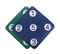 PRETYZOOM 2Pcs Fencing Practice Target Wall Hanging Rubber Pads for Sabre Epee Foil Precision Touch Training at Home or Club