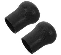 PRETYZOOM 2pcs Fishing Rod Butt Cap Rubber End Cover 0.8 Inch Black | Quick Press on Fit, Mud and Debris Shielding, for Stream Fishing Trips and Sea Fishing