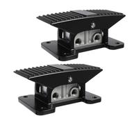 PRETYZOOM 2pcs Foot Controller Pedal Air Valve, Pneumatic Foot Operated Pedal Switch with 3 Position 5 Way Control, Zinc Alloy Material, Nonslip Design for Automotive Manufacturing and Food