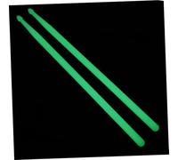 PRETYZOOM 2pcs Glowing Drum Sticks Fluorescent Green Percussion Accessories for Marching Bands Acoustic Kits and Practice